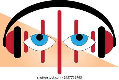 Abstract music icon vector. Logo for app, website and virtual store.