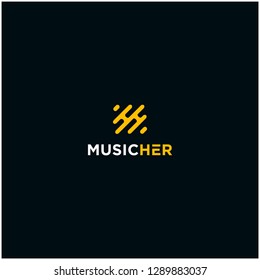 abstract music logo