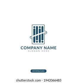 abstract music logo suitable for music illustration