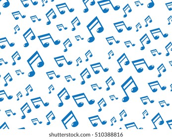 Abstract Music Note Background