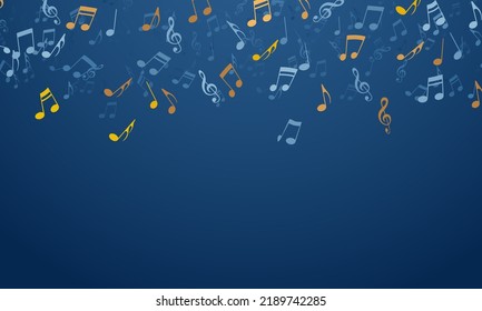 abstract music notes design for music background