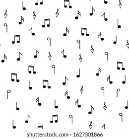 Abstract music seamless pattern background vector illustration for your design