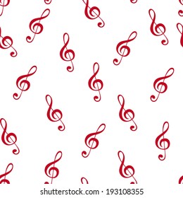 Abstract music seamless pattern background vector illustration for your design