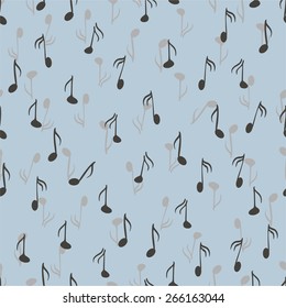 Abstract music seamless pattern background vector illustration for your design