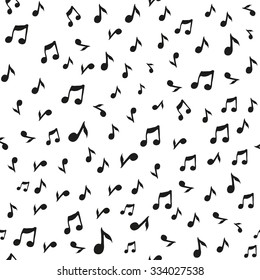 Abstract music seamless pattern background vector illustration for your design. Vector seamless pattern.