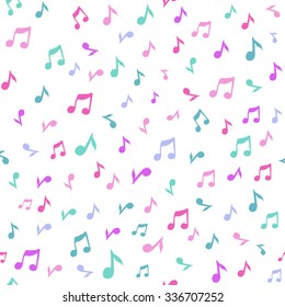 Abstract music seamless pattern background vector illustration for your design. Vector seamless pattern.