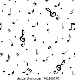 Abstract music seamless pattern background vector illustration for your design Abstract music background vector illustration for your design.. Music Notes. Music Background
