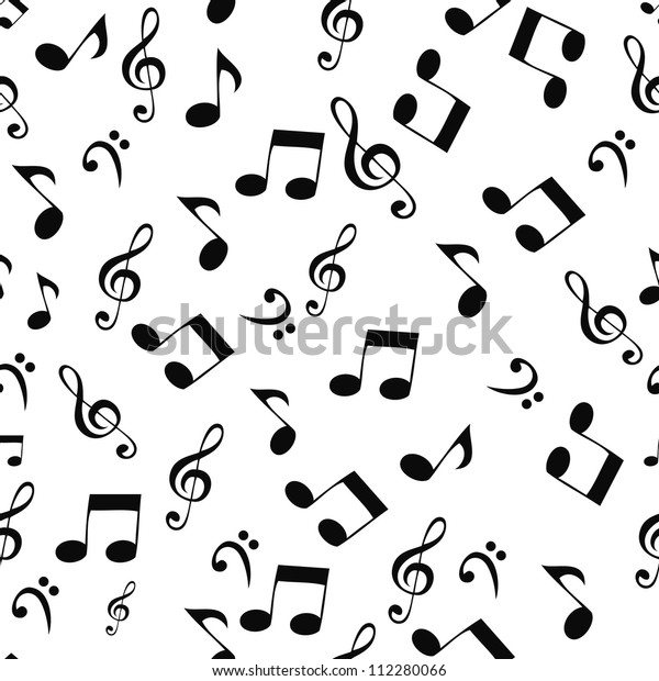 Abstract music seamless pattern background vector\
illustration for your\
design