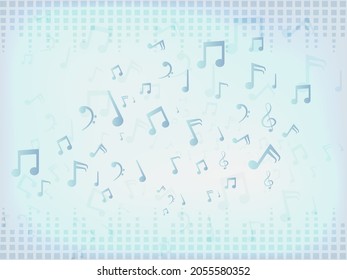 Resumo De Barras De Som De Música Com Notas.