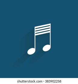 Abstract Music symbol