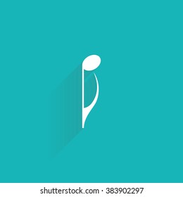 Abstract Music symbol