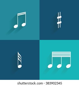 Abstract Music symbol