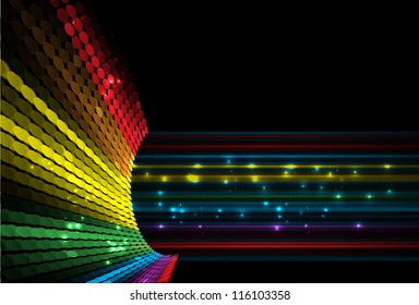 abstract music volume equalizer concept idea background