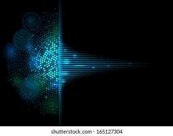 abstract music volume equalizer infinity computer  technology concept business background