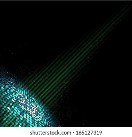 abstract music volume equalizer infinity computer  technology concept business background