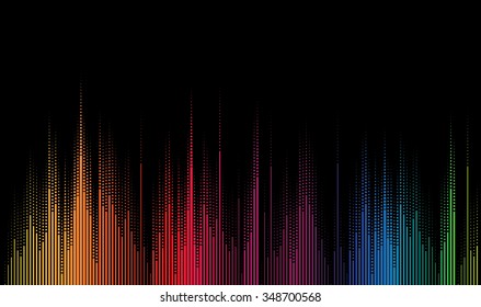 abstract music volume equalizer infinity computer  technology concept business background