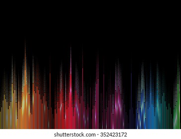 abstract music volume equalizer infinity computer  technology concept business background