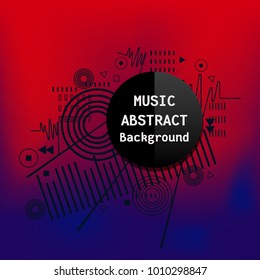 Abstract musical background 