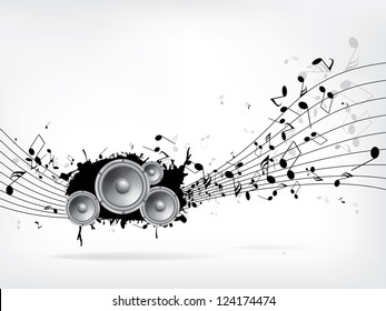 Abstract musical background