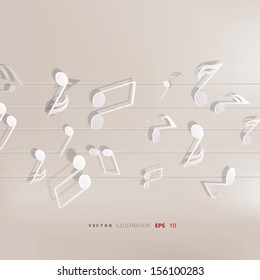Abstract musical background