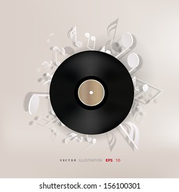 Abstract musical background