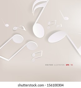 Abstract musical background
