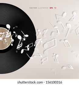 Abstract musical background