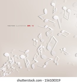 Abstract musical background