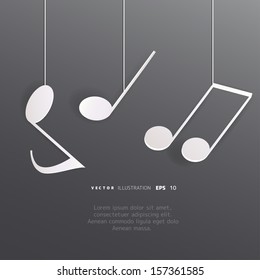 Abstract musical background