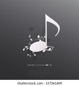 Abstract musical background
