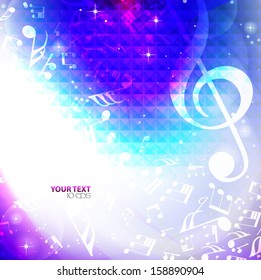 abstract musical background