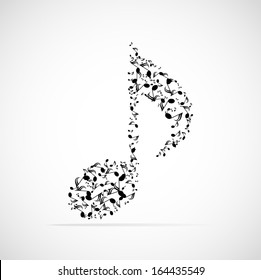 Abstract musical background
