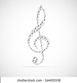 Abstract musical background