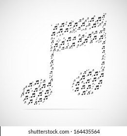 Abstract musical background