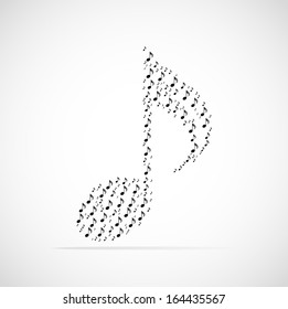 Abstract musical background