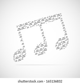 Abstract musical background
