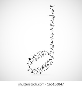 Abstract musical background
