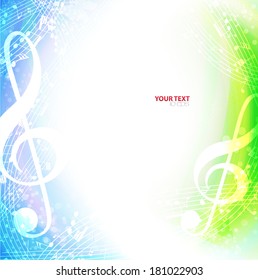 abstract musical background 