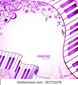 abstract musical background