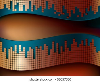 abstract musical background