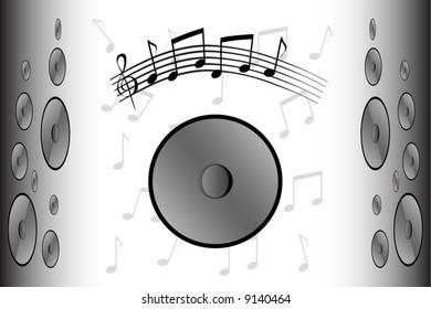 abstract musical background