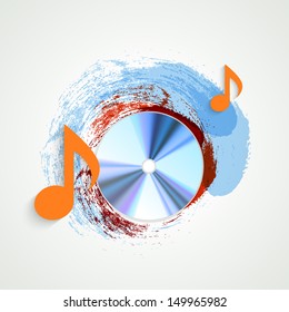 Abstract musical background, flyer, banner or poster.