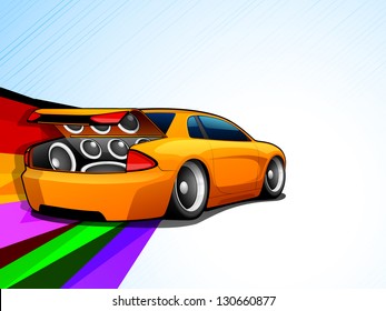 Abstract Musical Car.