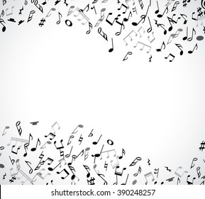 Similar Images, Stock Photos & Vectors of Music notes and shadow ...