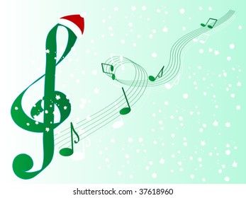 Abstract musical design - vector illustration
