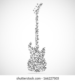 Abstract musical instrument background