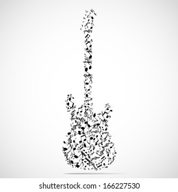 Abstract musical instrument background