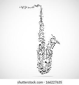 Abstract musical instrument background