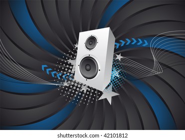 abstract music/party design