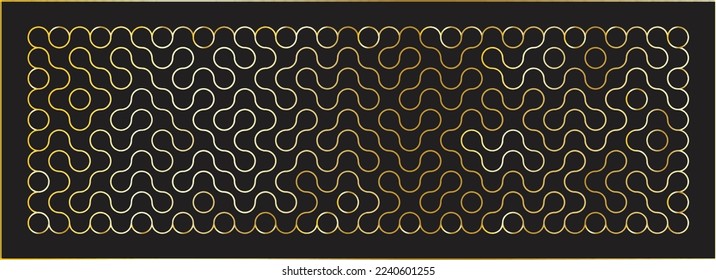 Abstract muticolour metaball pattern on gradient background banner design. Vector illustration.